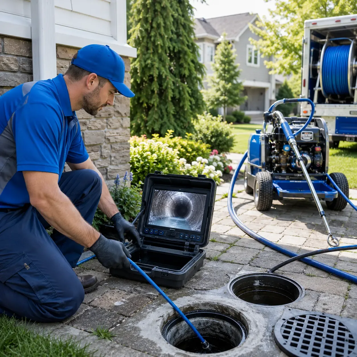 Outdoor drain cleaning professionals serving Denniston, KY